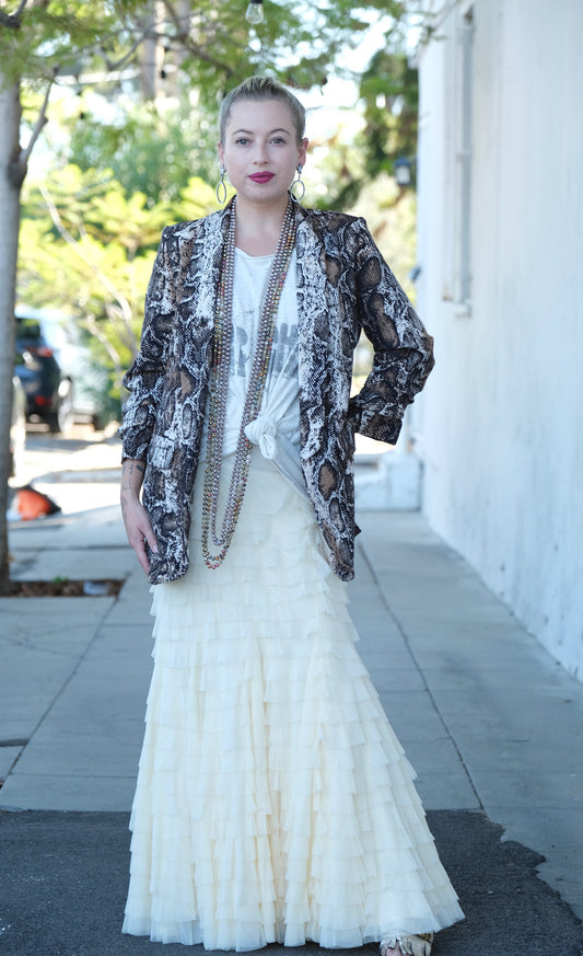 The Ariel Skirt in Ivory