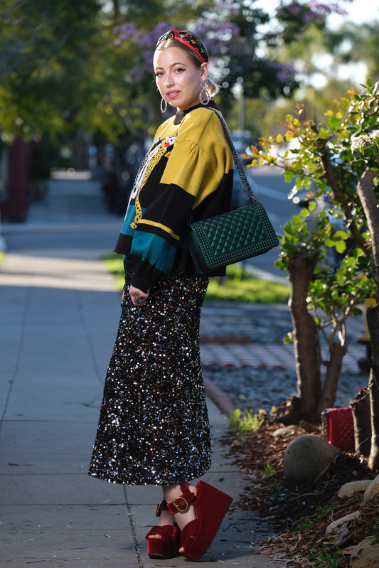 Super Star Sequin Skirt