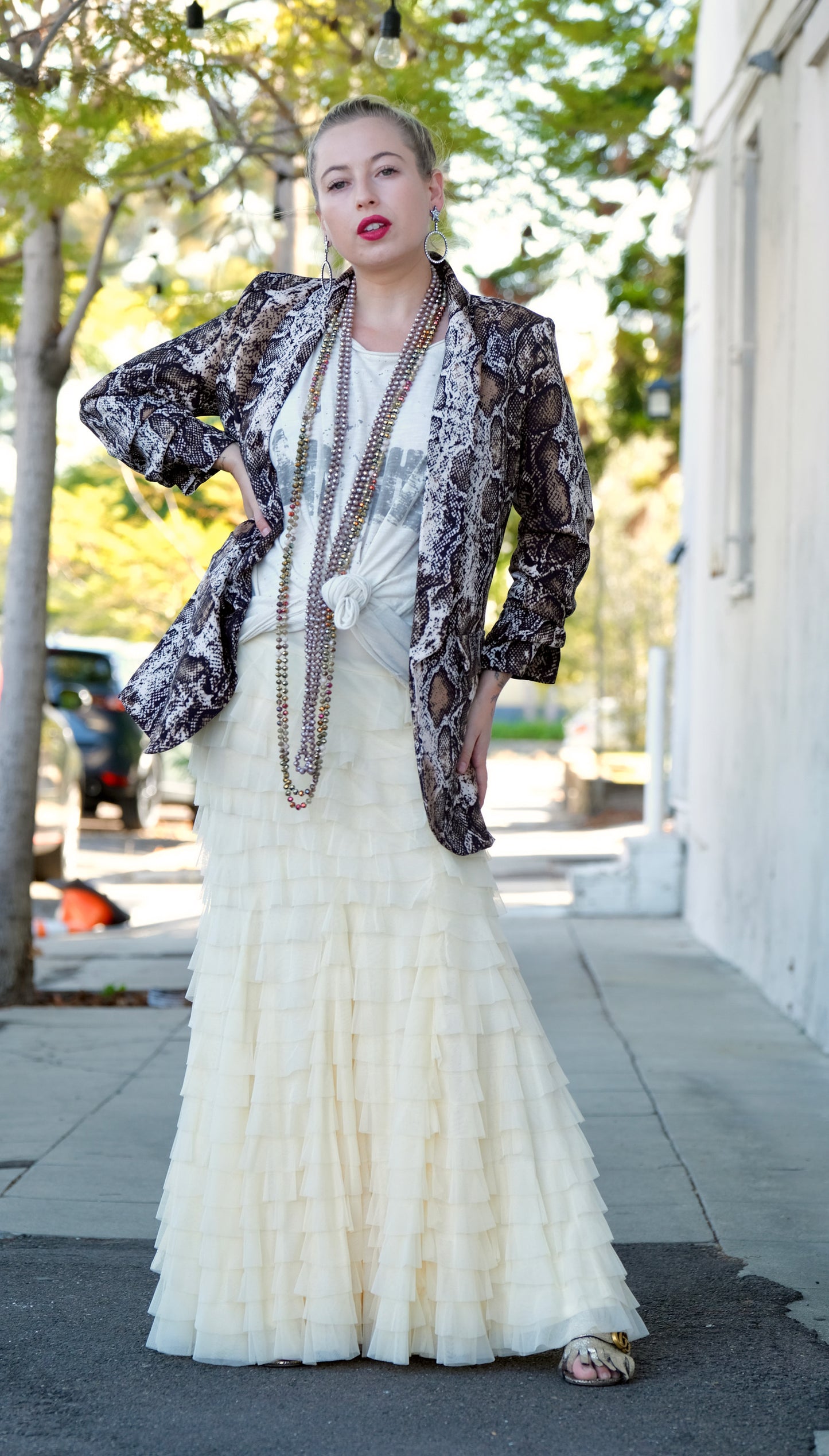 The Ariel Skirt in Ivory