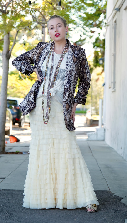 The Ariel Skirt in Ivory