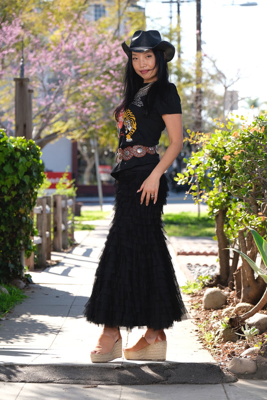 The Arielle Skirt in Black