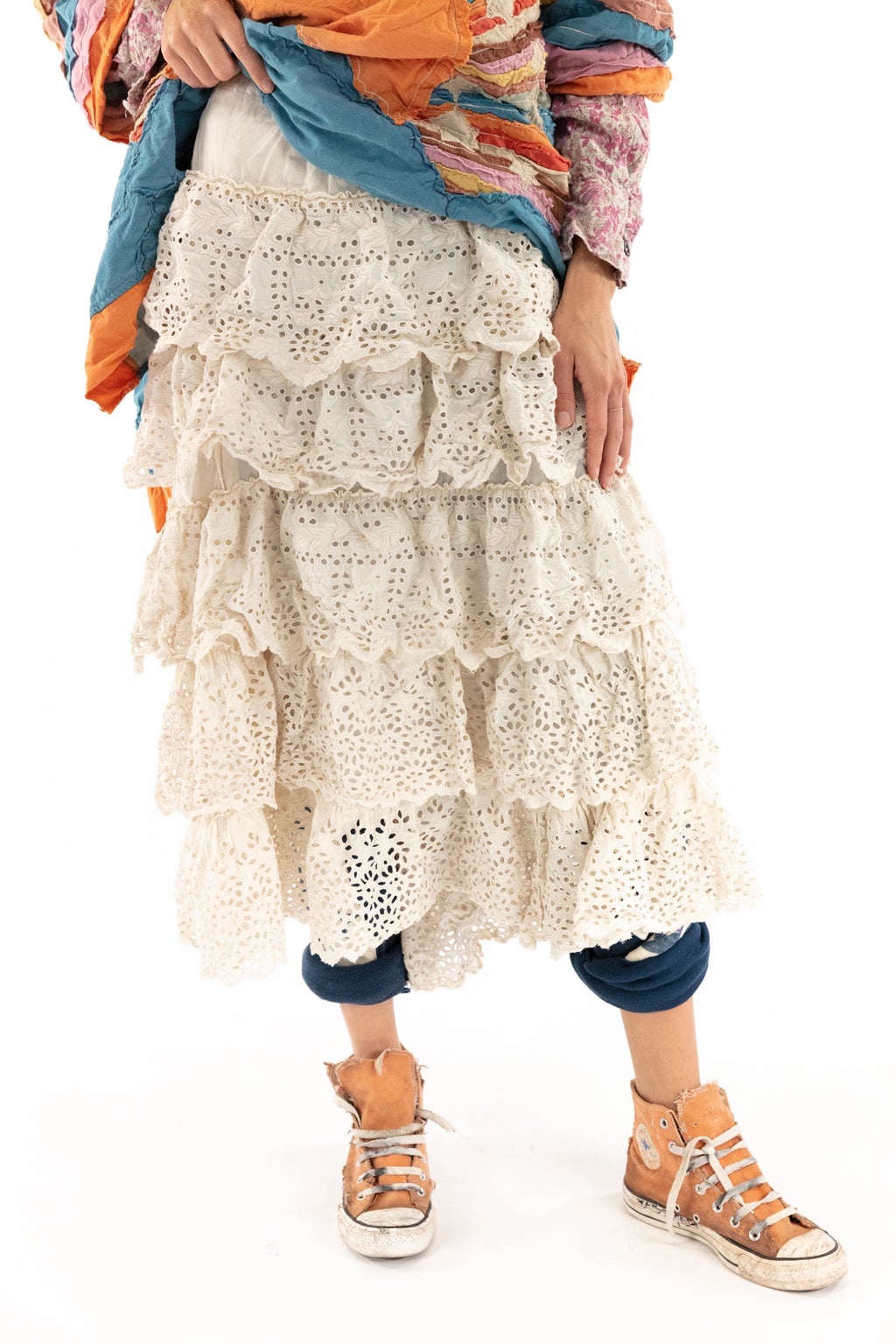 Magnolia Pearl SKIRT 157-SWAN-OS Eyelet Hilma Skirt – Nikko Blu Boutique