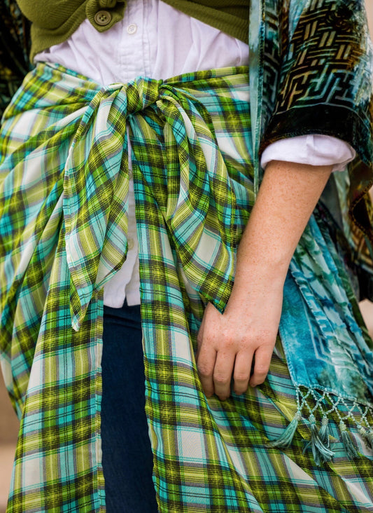 Lucky Plaid Sarong by Sarong Social Club