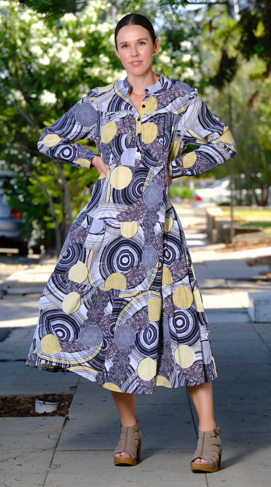 Golden Moon Tide Dress