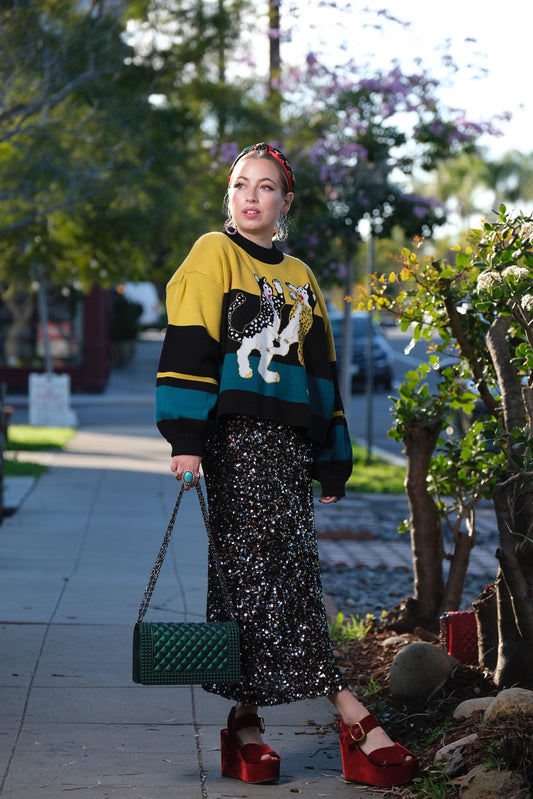 Super Star Sequin Skirt