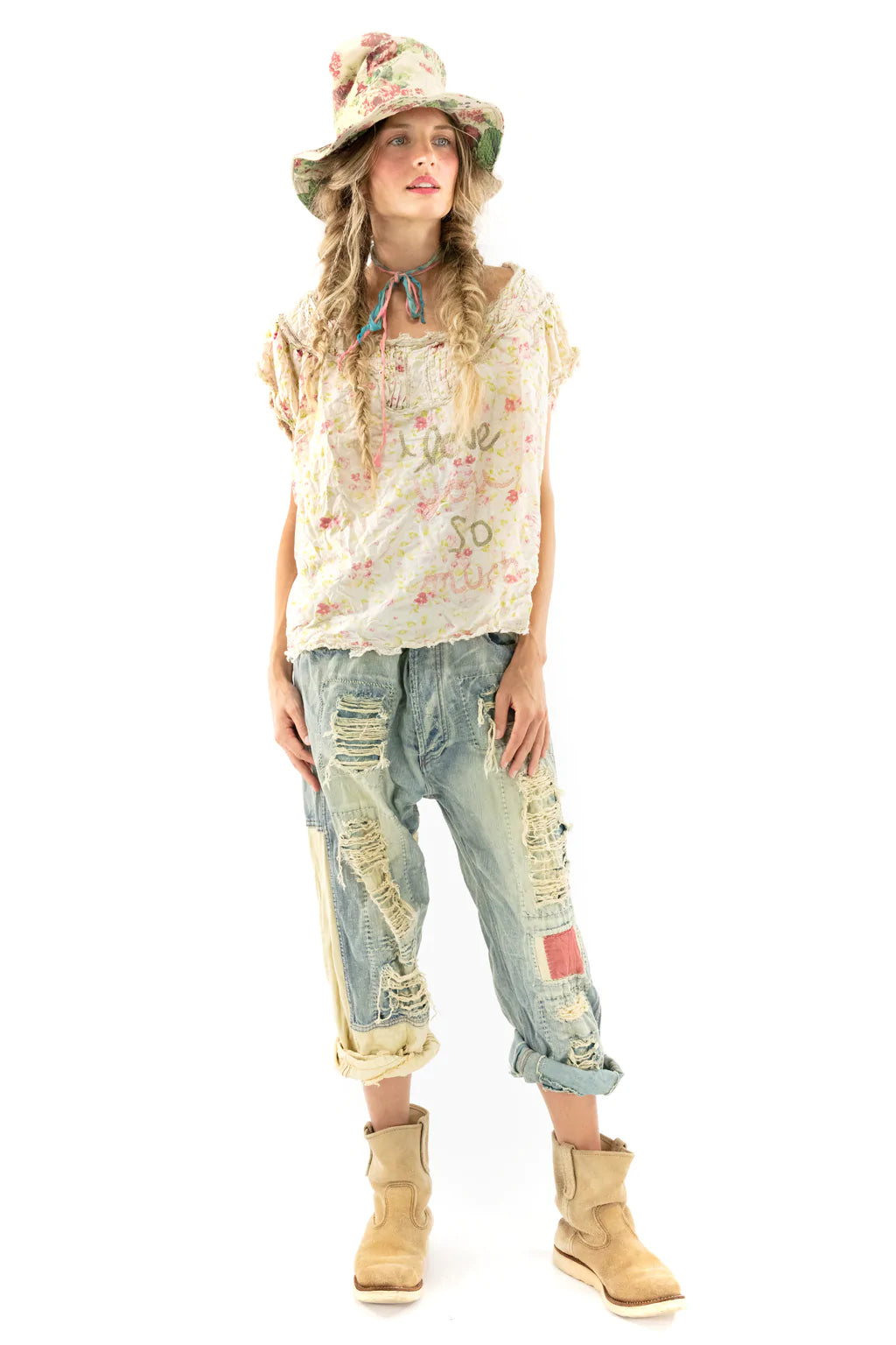Printed Ottilia Top by Magnolia Pearl