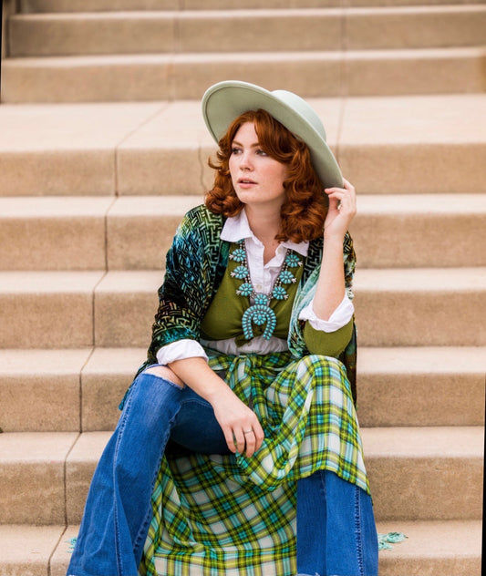 Lucky Plaid Sarong by Sarong Social Club