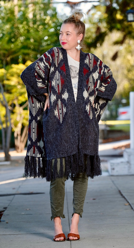 Santa Fe Fringe Cardigan
