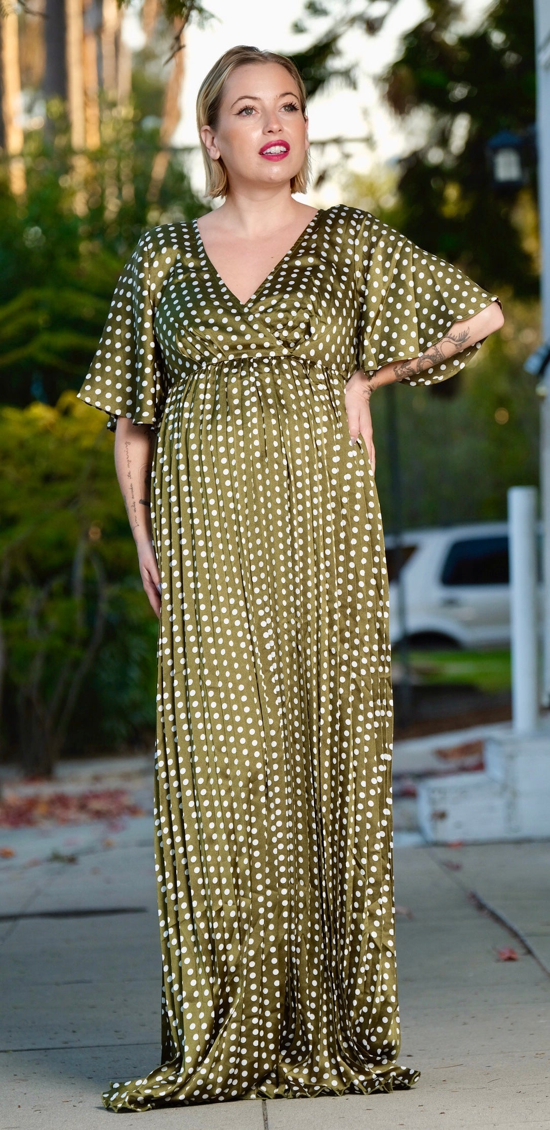 Mimi Dress in Green
