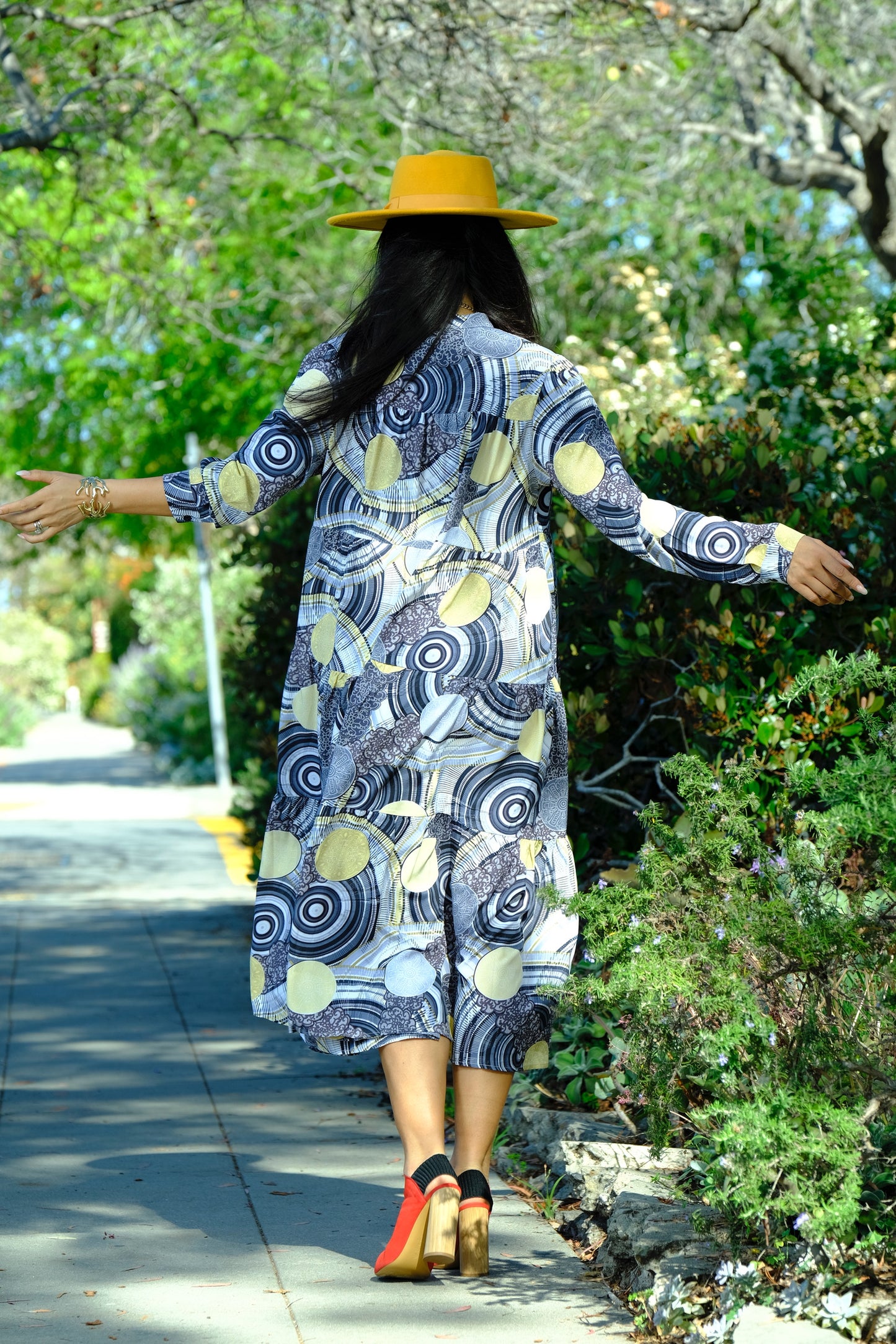 Golden Moon Tide Dress