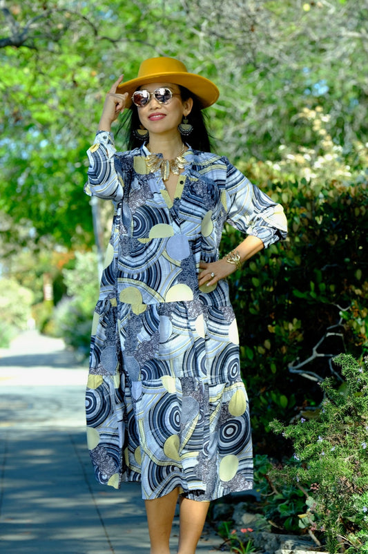 Golden Moon Tide Dress