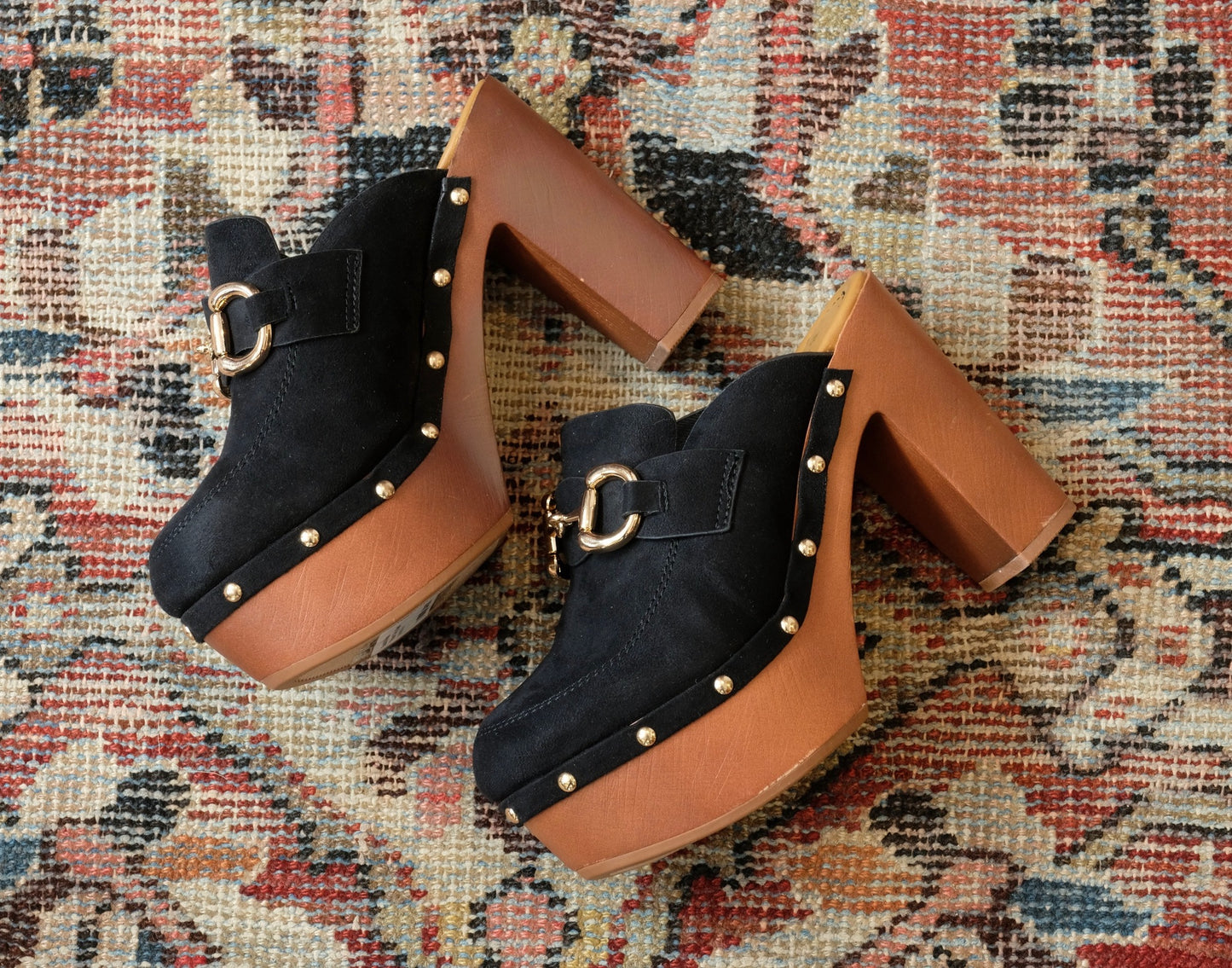 Beautiful People Platform Clog in Black