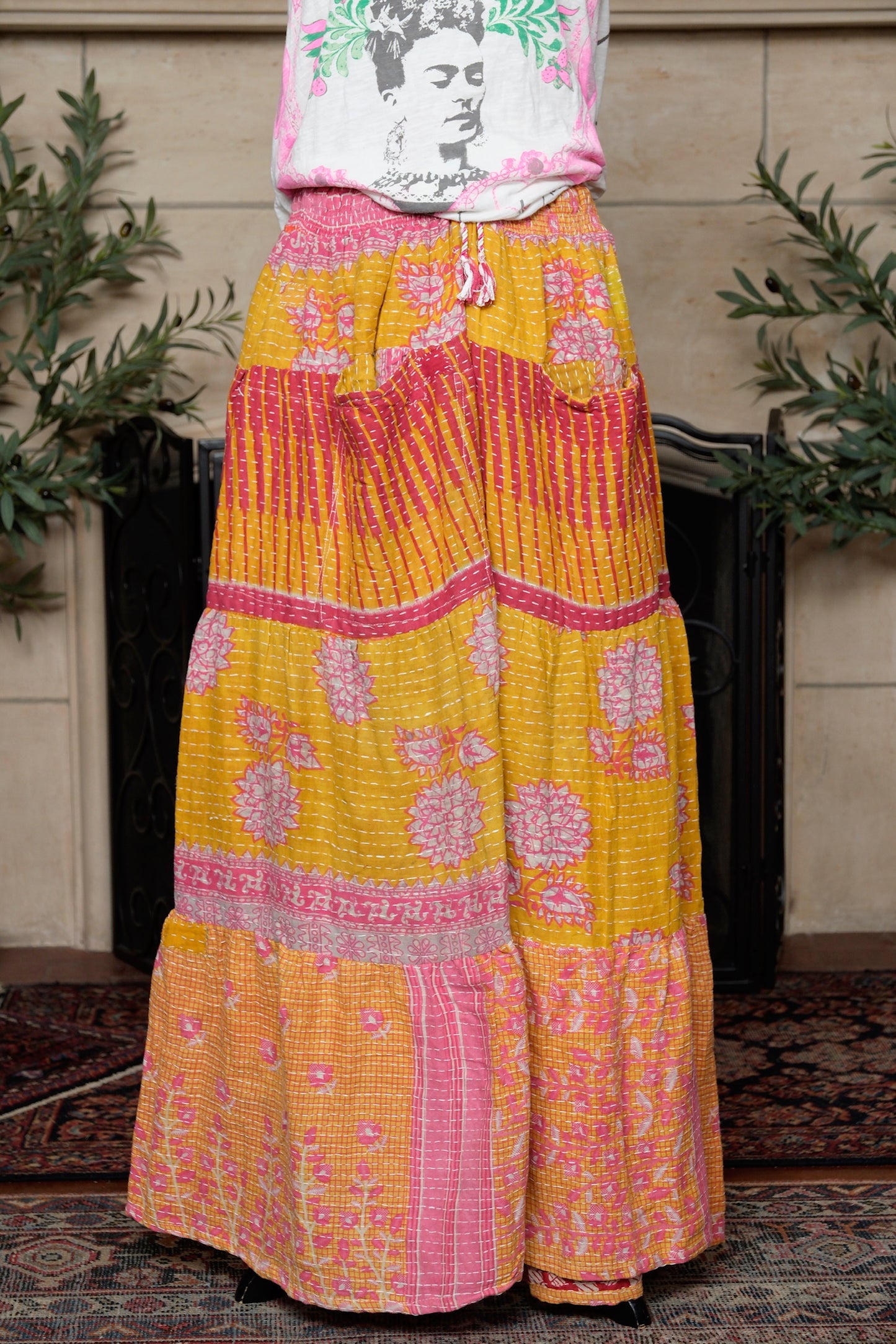 Pocket Pant in Candy Flower