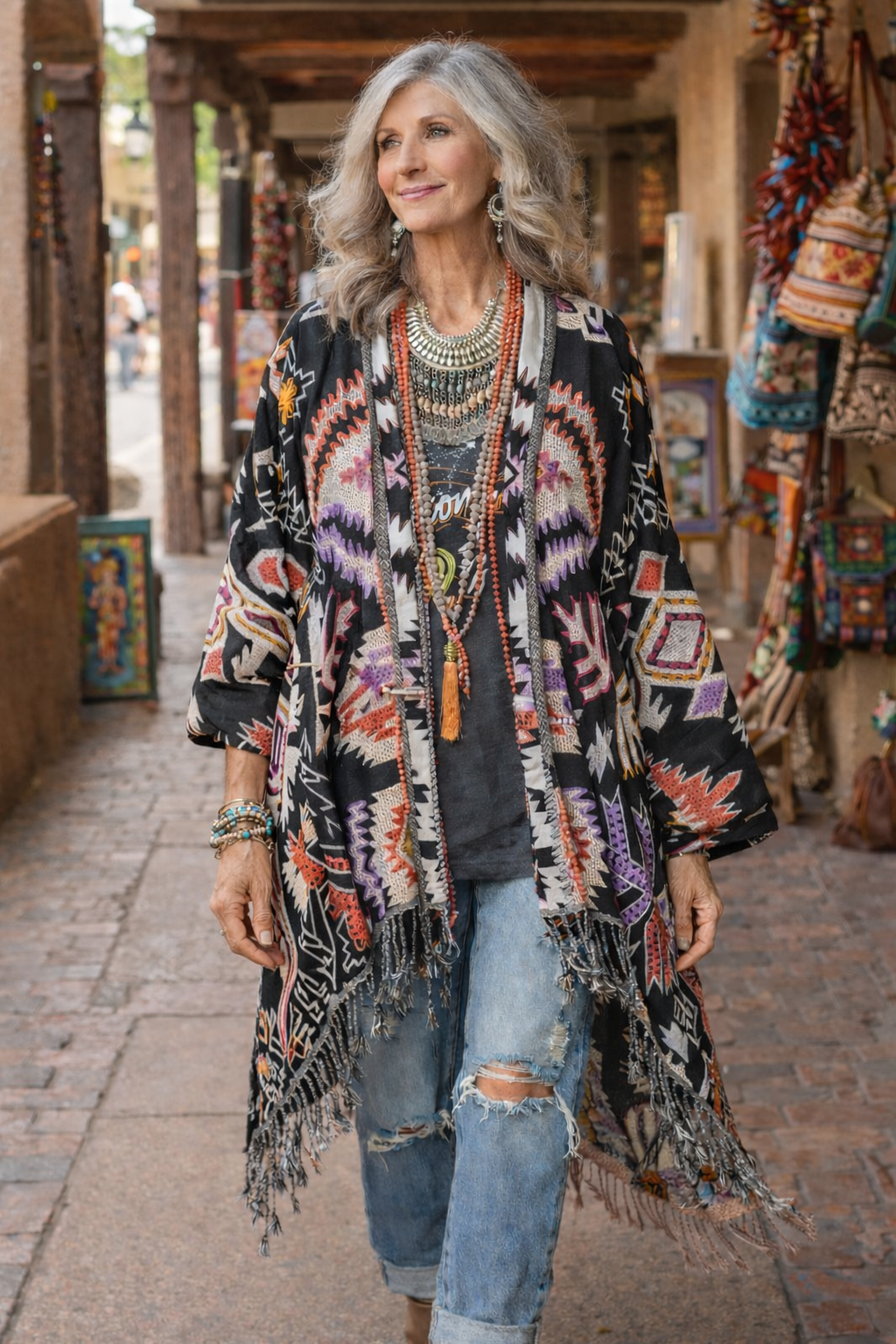 House of Spirits in Tribal Long Duster