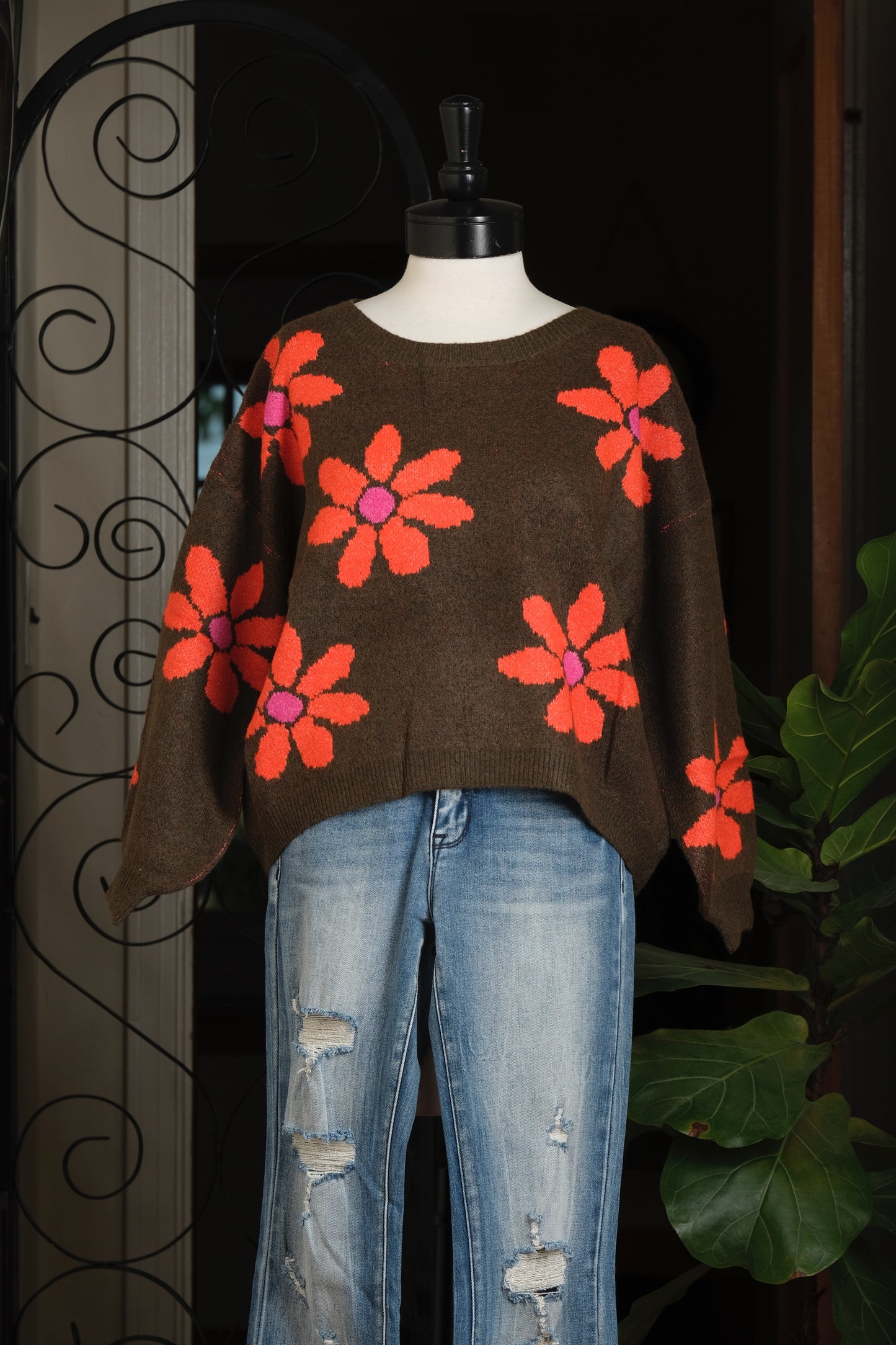 Flower Power Sweater