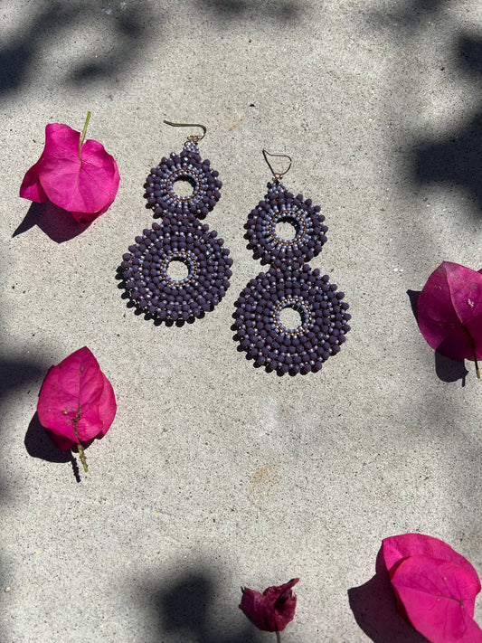 Supernova Earring in Mystic Plum
