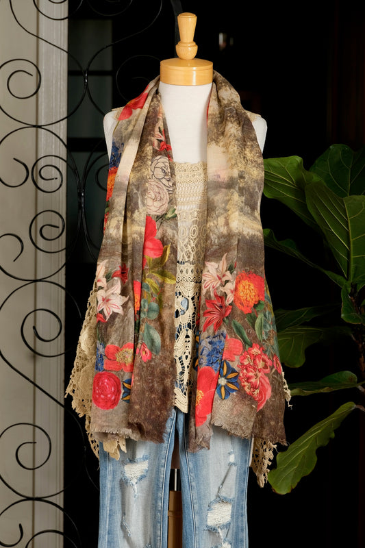 Old World Garden Scarf