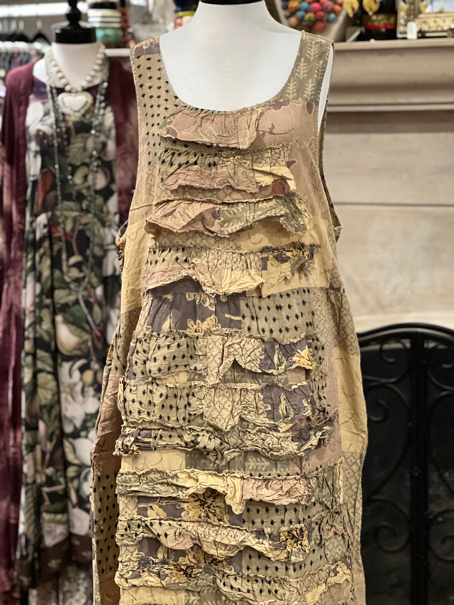 Dress 1069 in European Cotton Magnolia