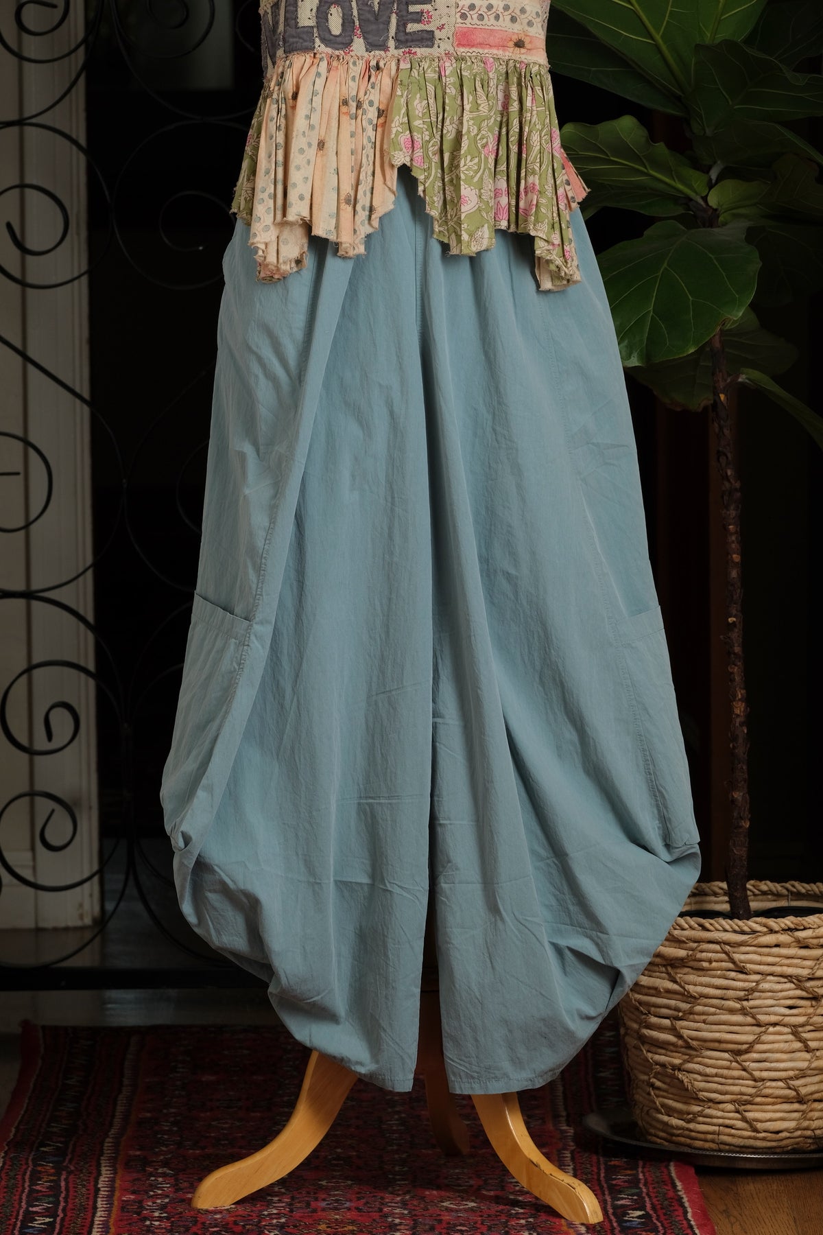Suki Pant in Antique Turquoise
