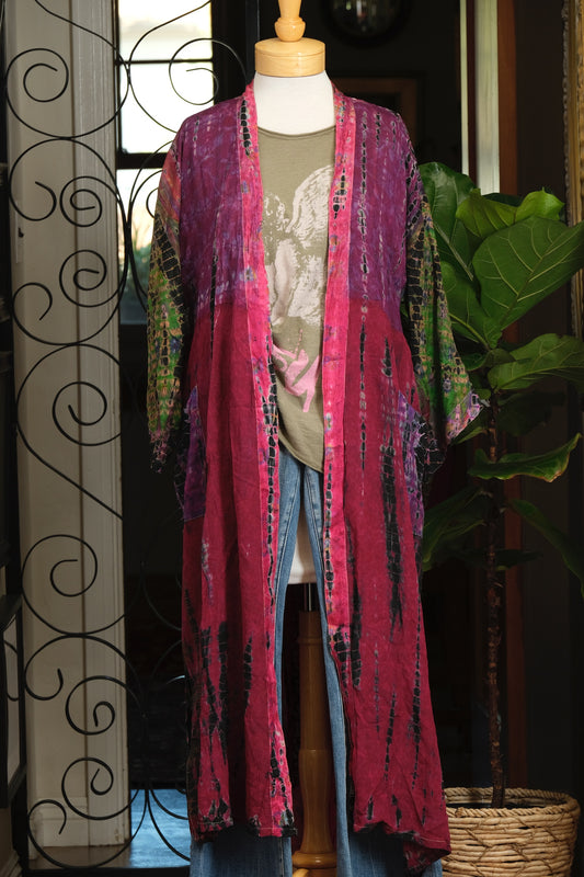 Smoke Duster in Pink Cherry