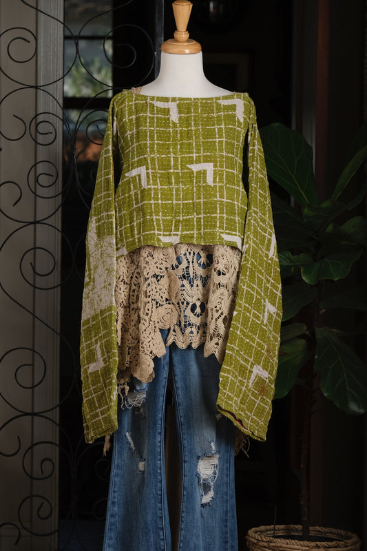 Crop Top in Modern Chartreuse