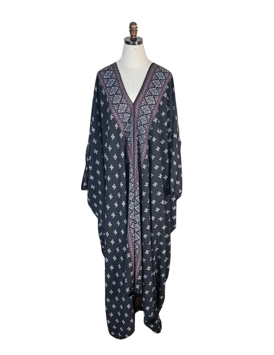 Pauline Paisley Border Caftan by JGrace