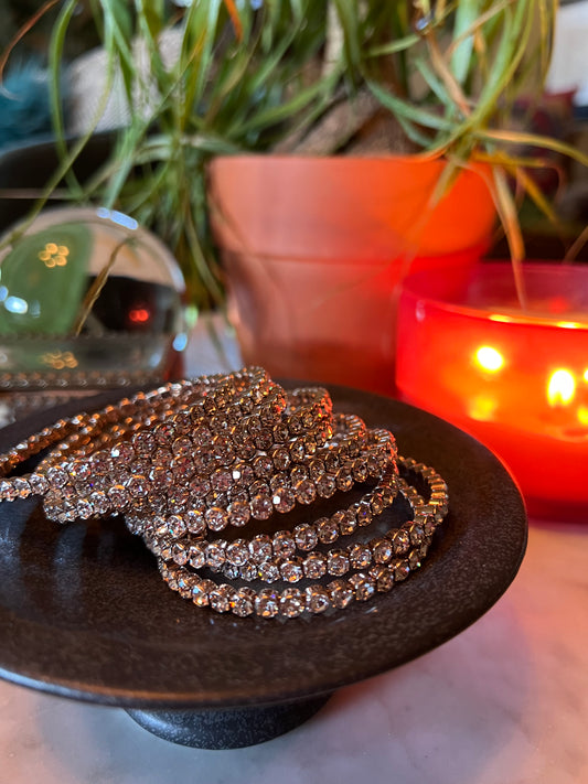 Dream On bracelet in clear gold