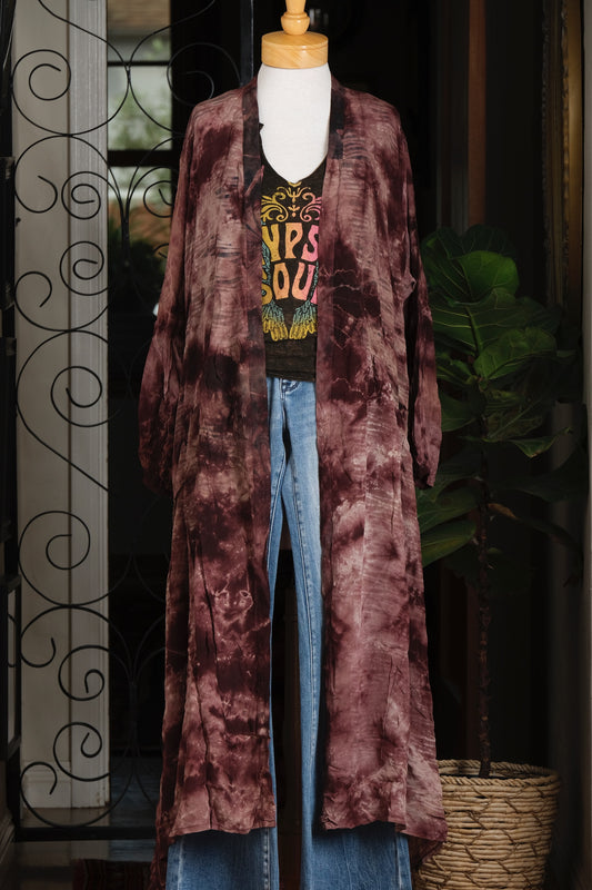Evermore Duster in Mystic Plum