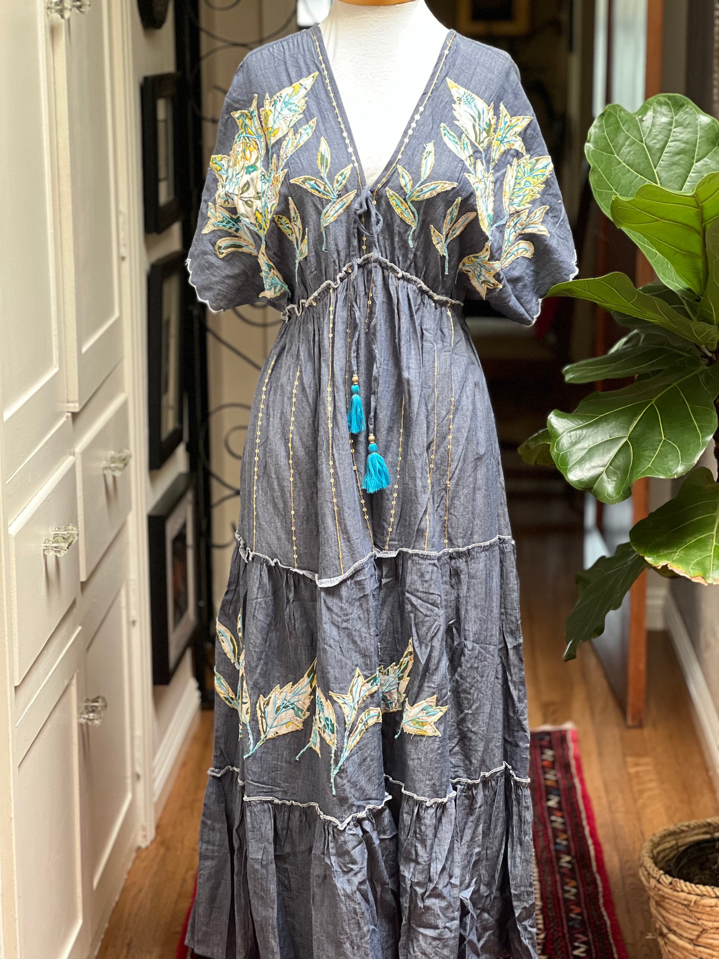 Into Your Blue Denim Dress