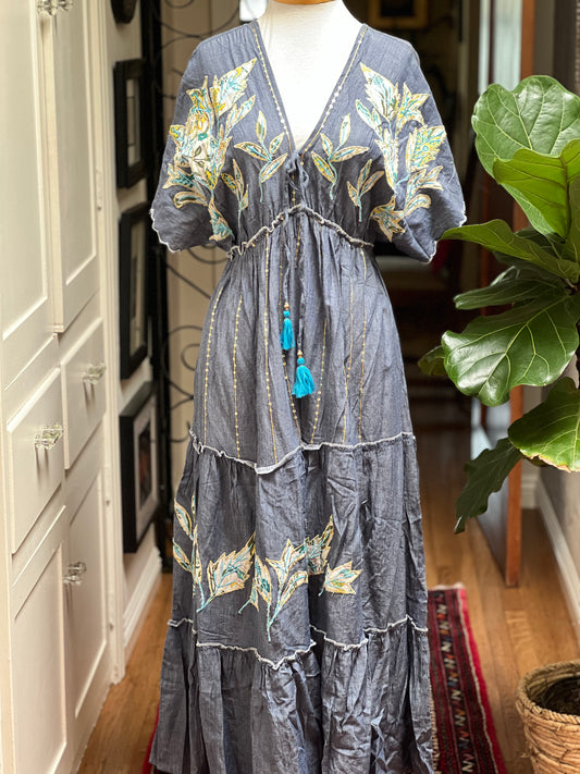 Into Your Blue Denim Dress