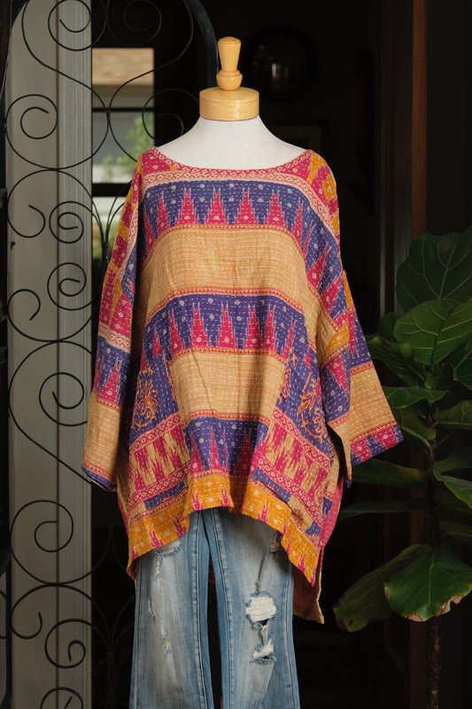 Kantha Pullover in French Quarter
