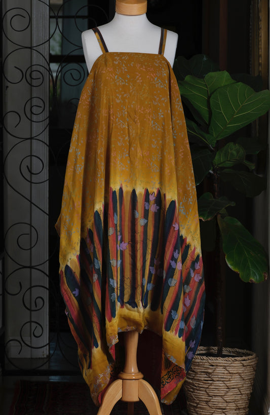 Shine Maxi Dress in Watercolor Stripe – Chateau Bel Age Boutique