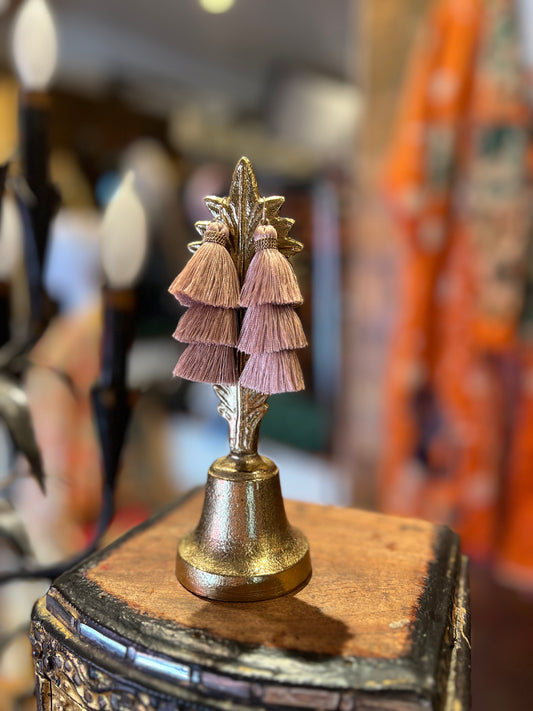 Tassel Earring in Mauve