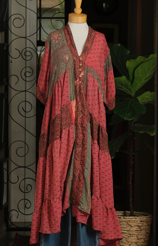 Easy Dress in Antique Rose
