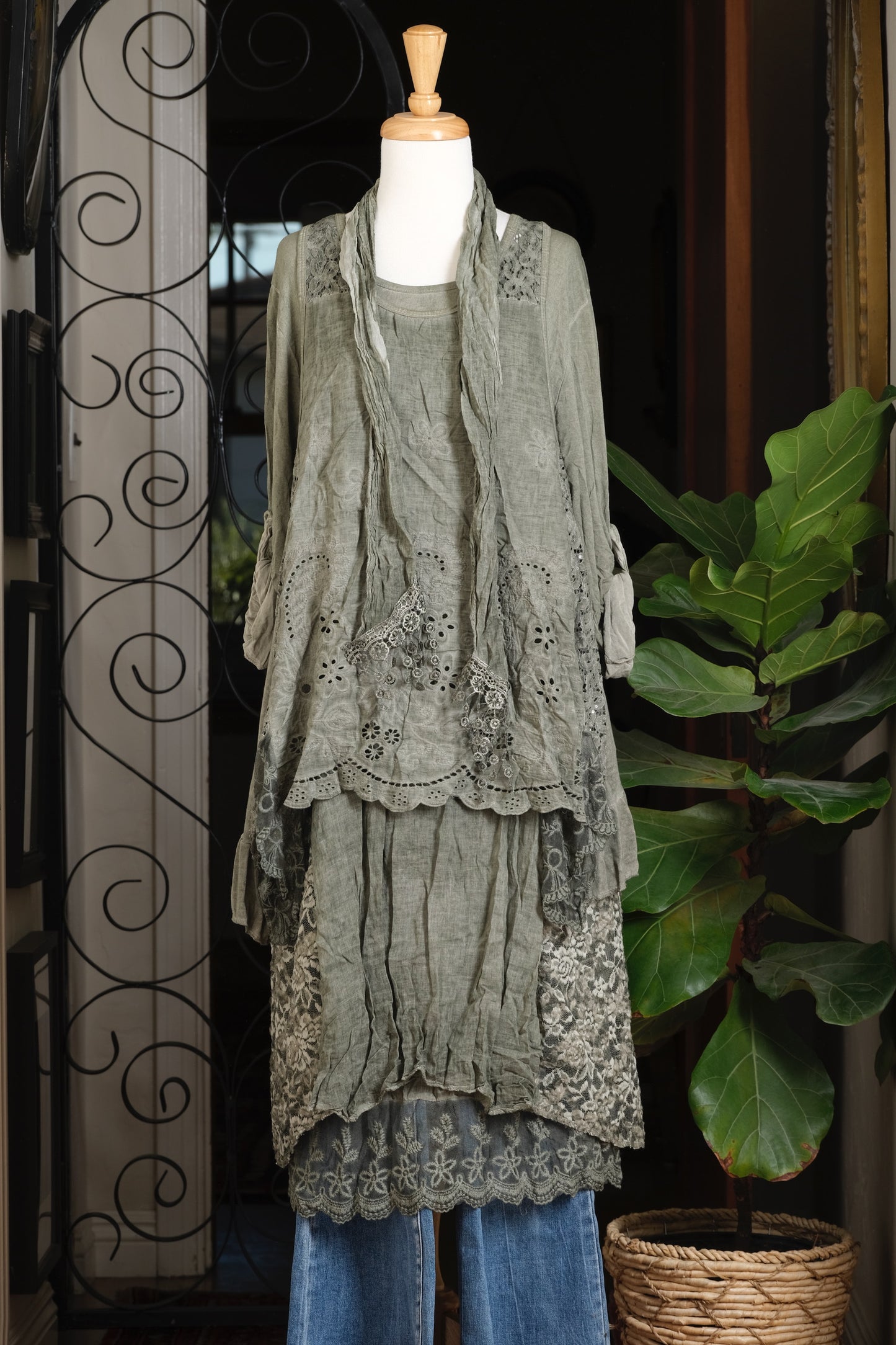 Stargazer Tunic in Moss