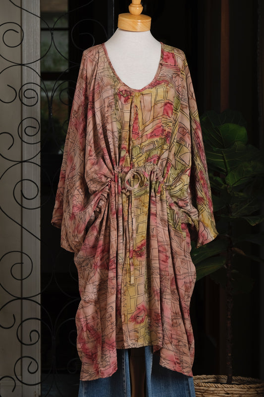 Drawstring Tunic in Ombré