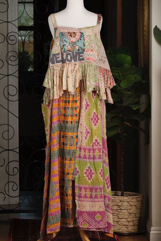 Cargo Button Skirt in Incense and Peppermint