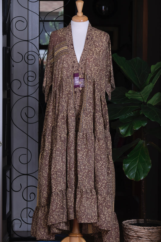Easy Dress in Coco Leaf
