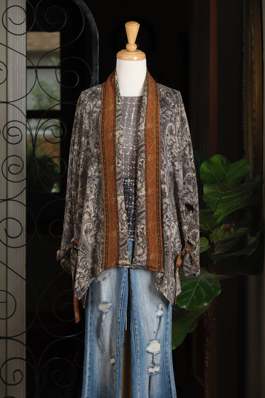 Tie Top in Lush Paisley