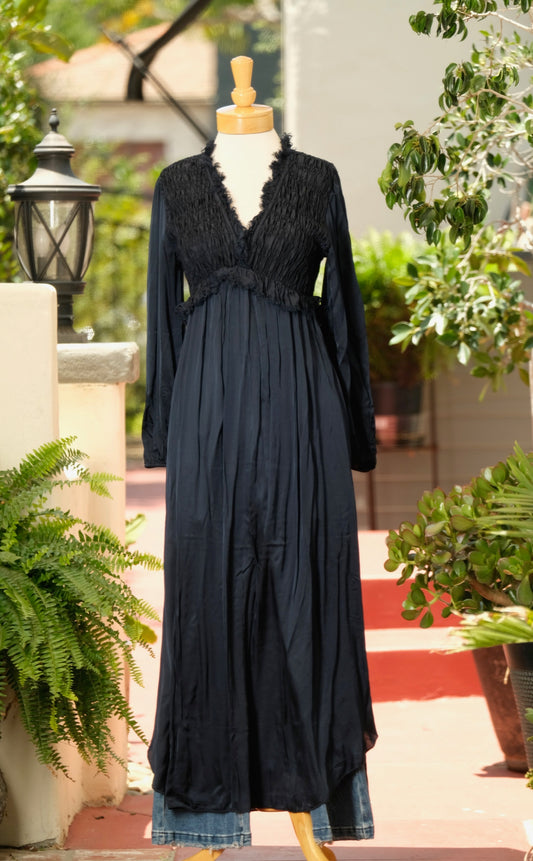 Gigli Dress in Midnight Blue