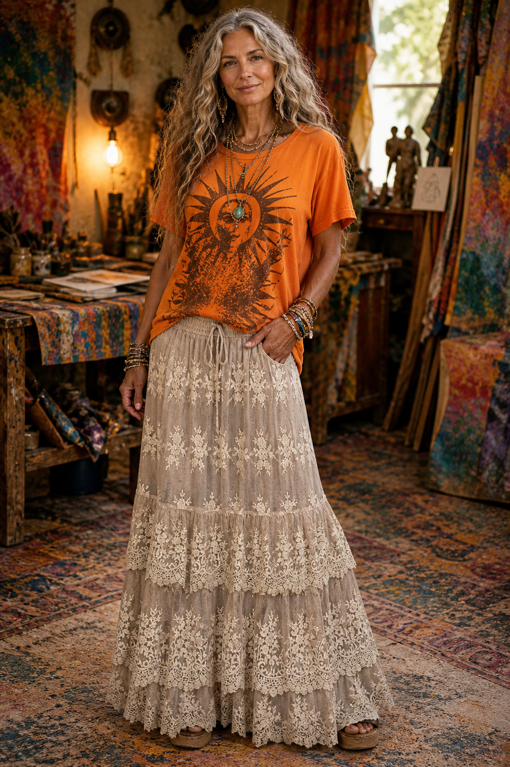 Spirit Skirt in Parchment