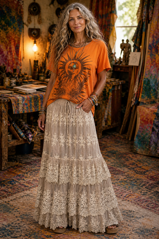 Spirit Skirt in Parchment