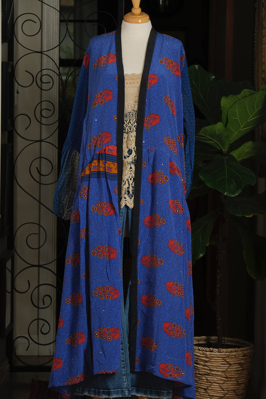 Evermore Duster in Royal Flower