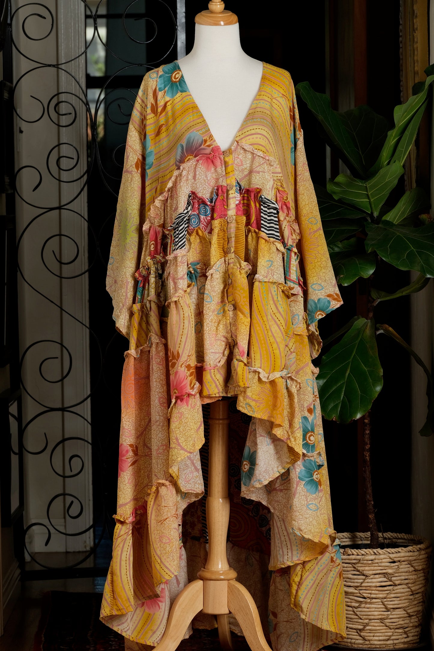 Rhiannon Dress in Golden Garden