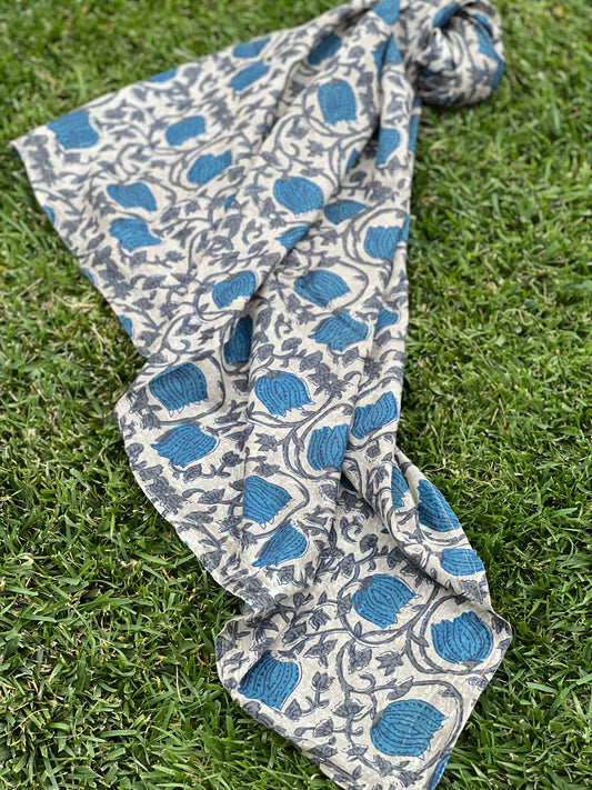 Bohemia Scarf in Blue Pod