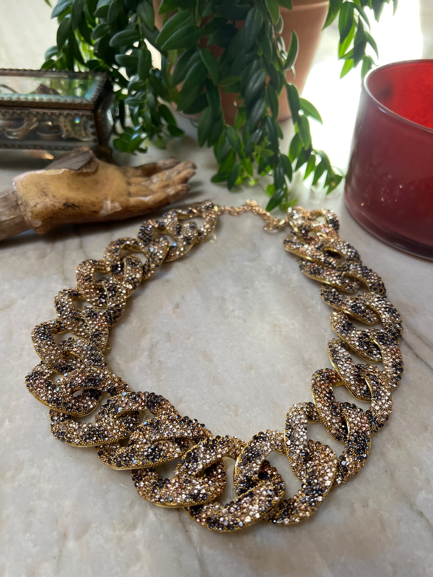 Leopard Link Necklace