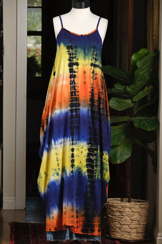 Cocoon Dress in Royal Hippie