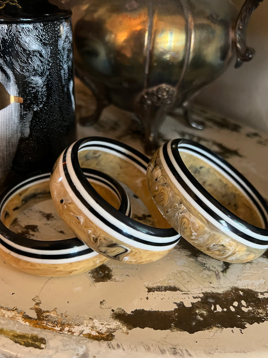 Odette Bangle in Carmel stripe