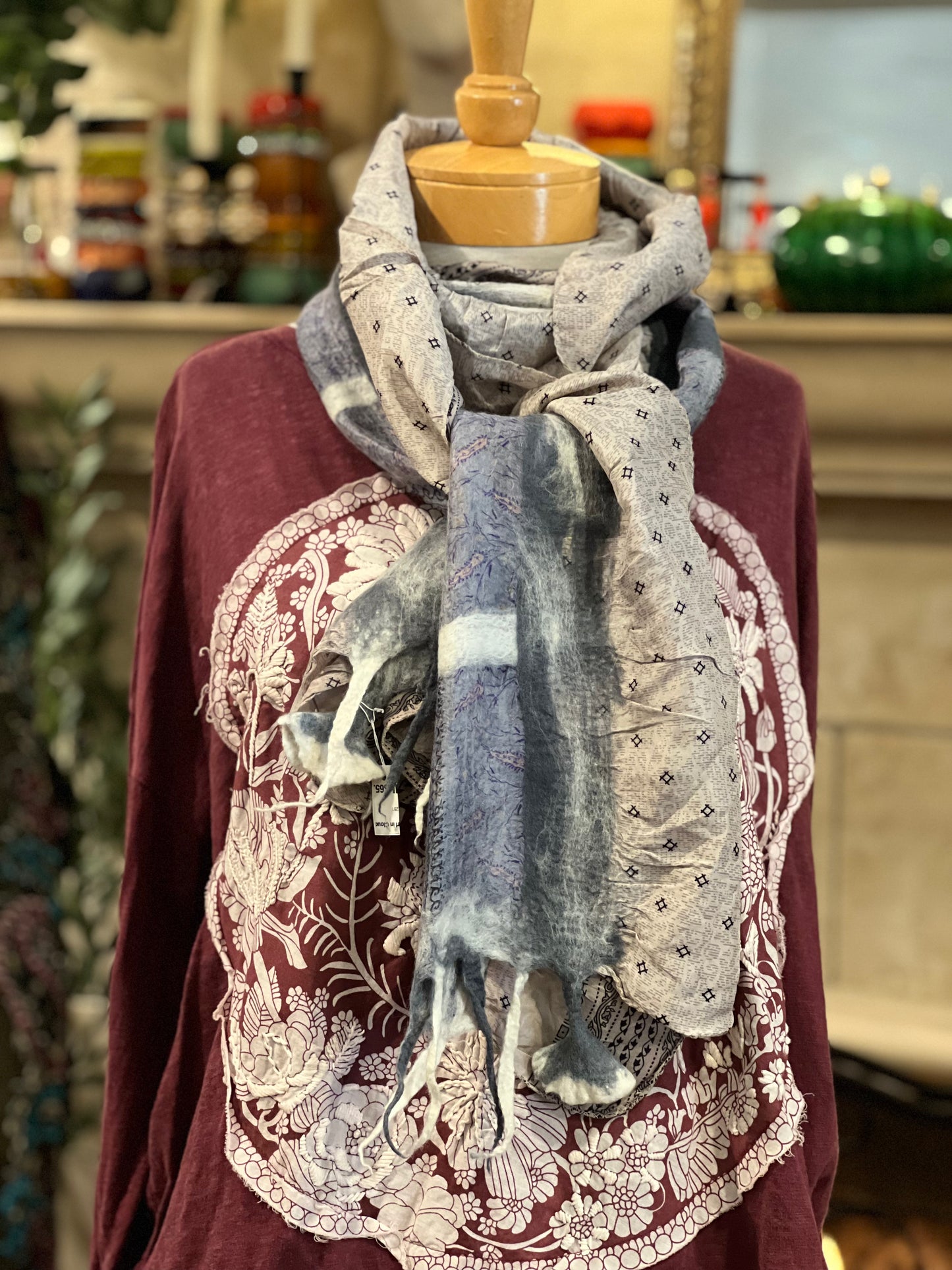 Lotus Scarf in Cloud Mountain