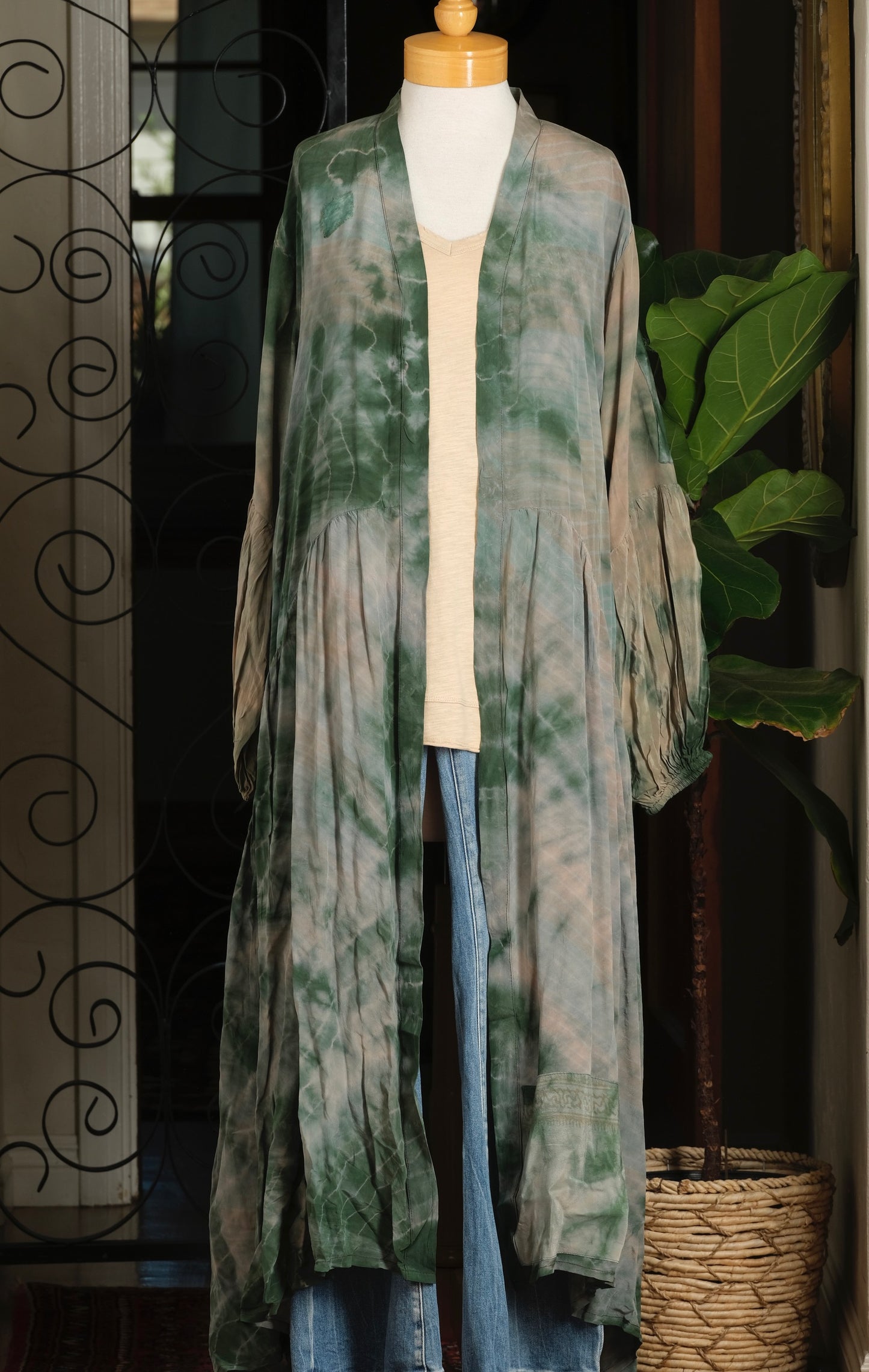 Evermore Duster in Mystic Jade Tie Dye